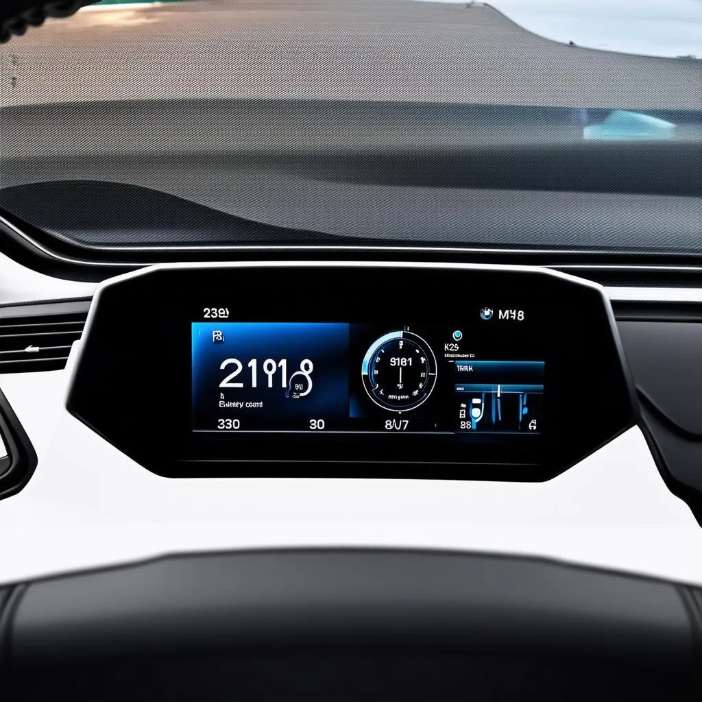 BMW i3 dashboard