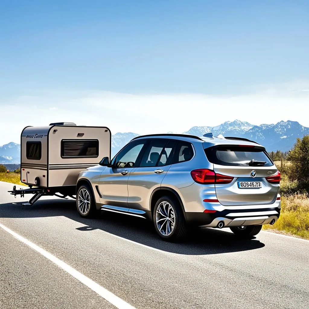 2018 BMW X3 Towing a Trailer