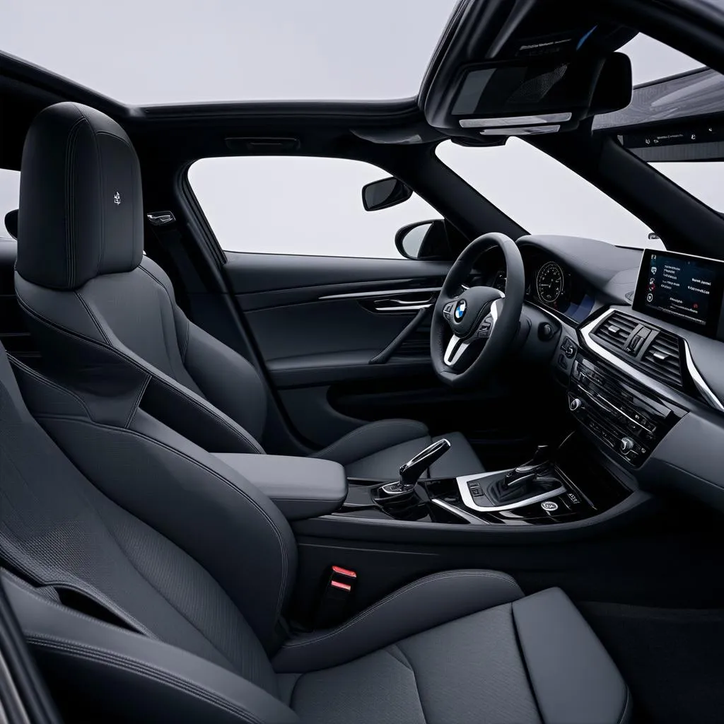 2023 BMW M2 Brooklyn Grey interior