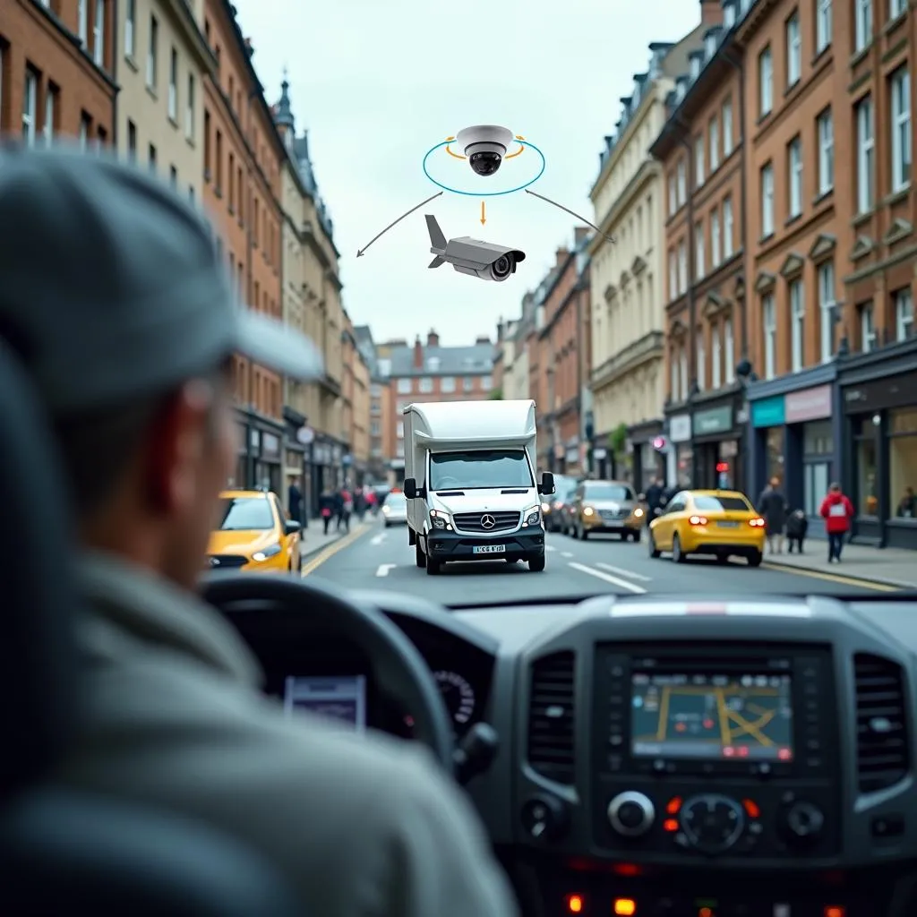 360 Camera on a Delivery Van