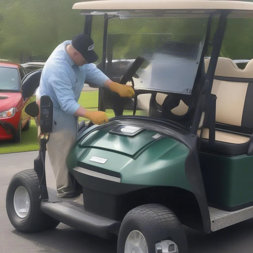 Replacing a 48V Battery Pack in a Club Car Precedent