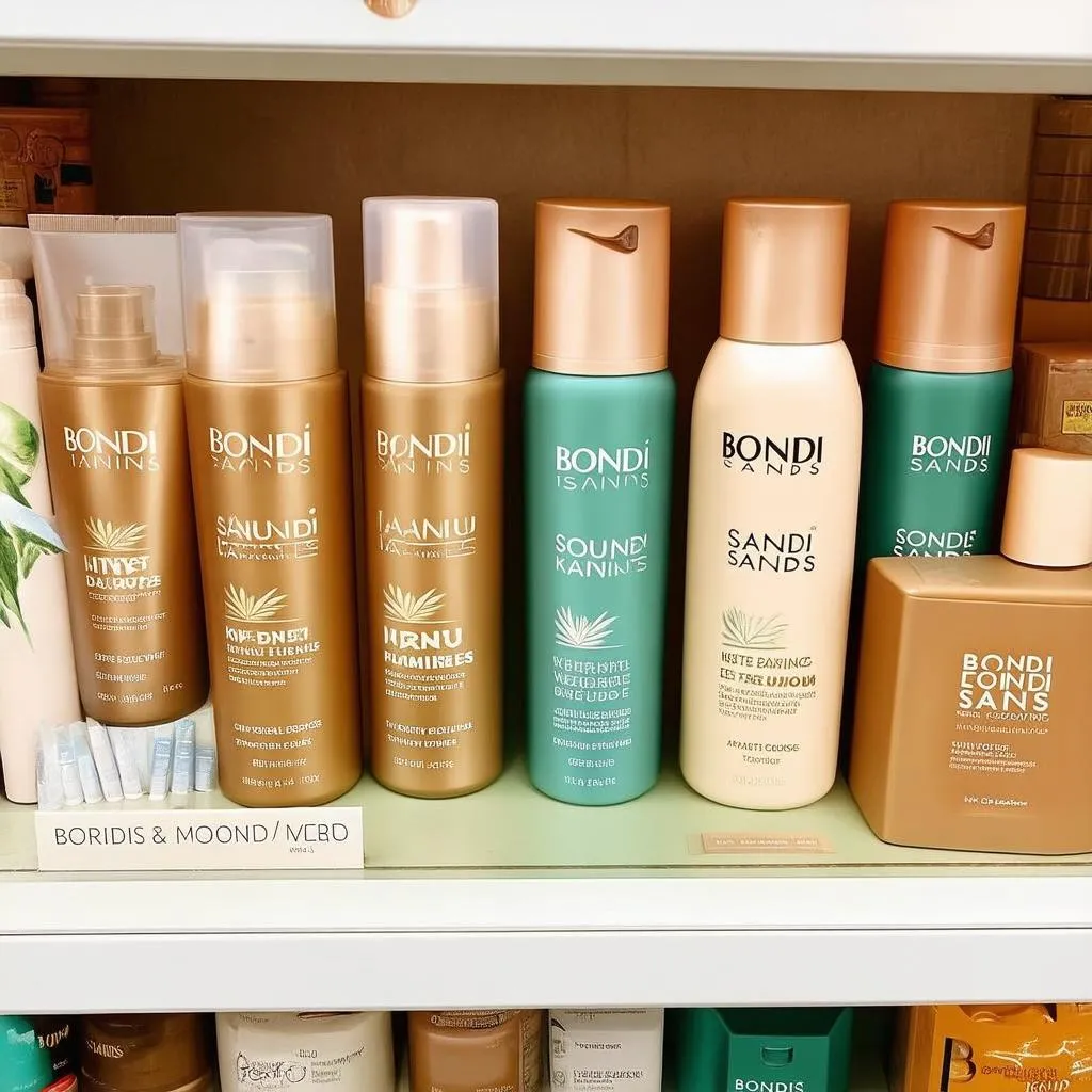 Bondi Sands Products Display