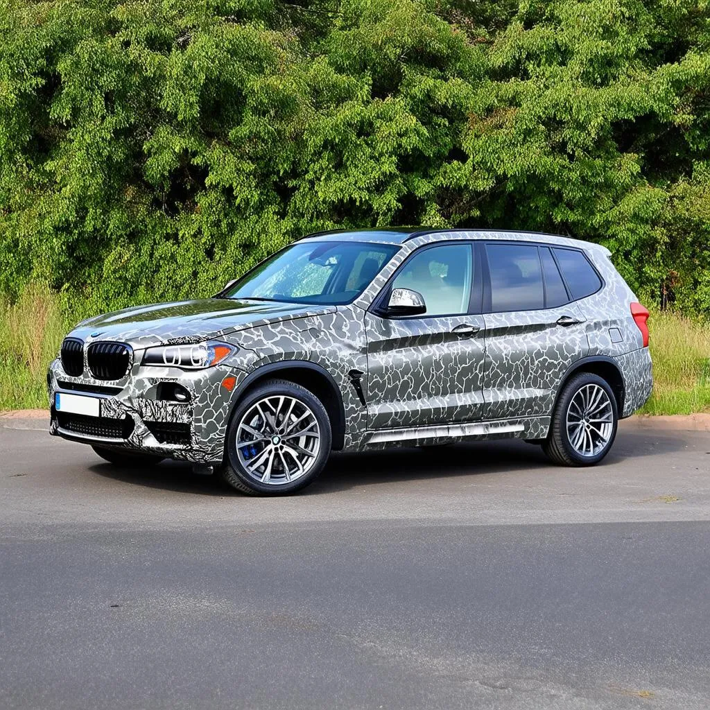 Camouflage BMW X3 Wrap