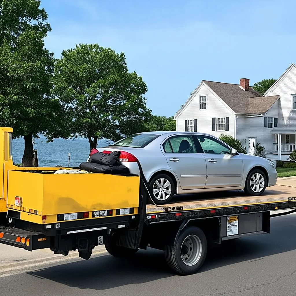 Car Towed in West Haven