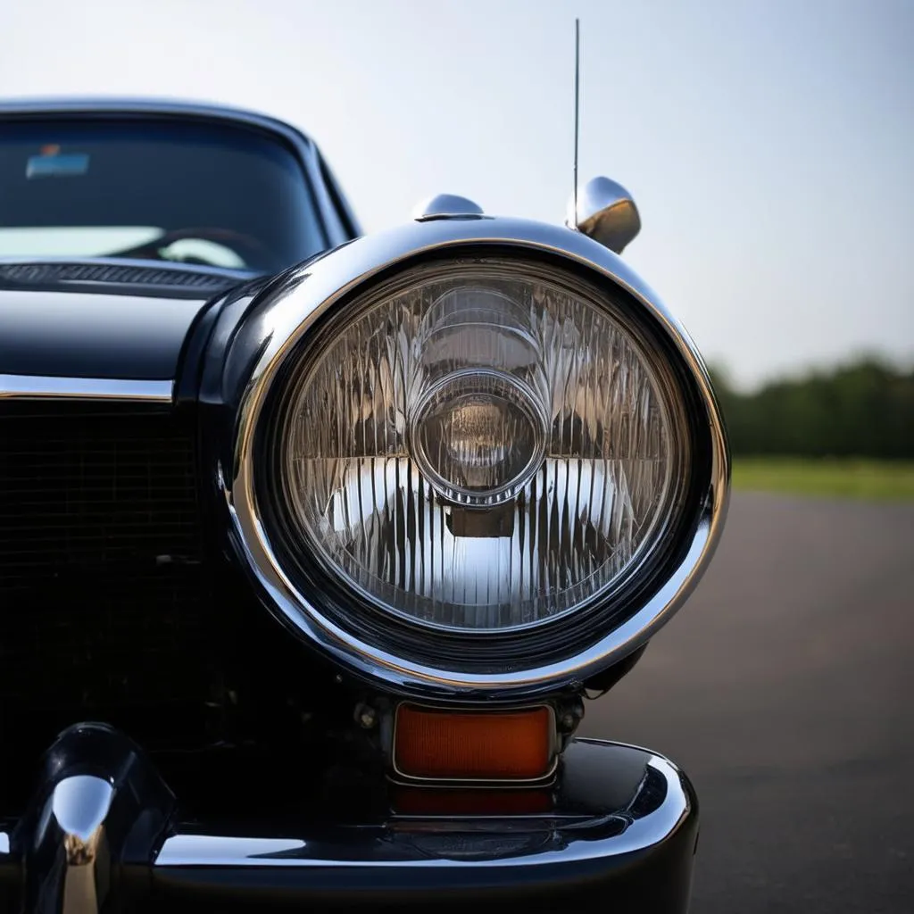 Car detail shot using a 50mm lens