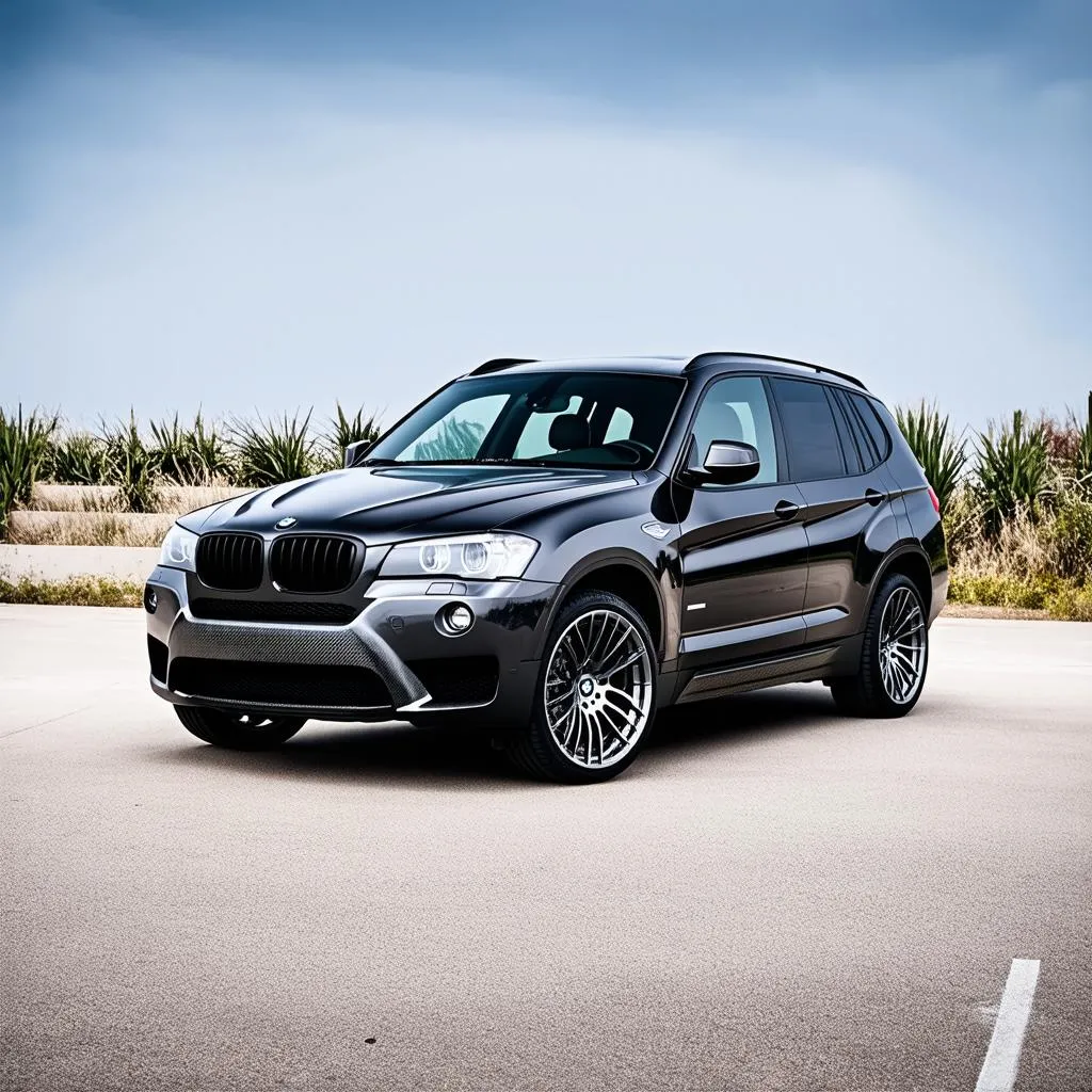 Carbon Fiber BMW X3 Wrap