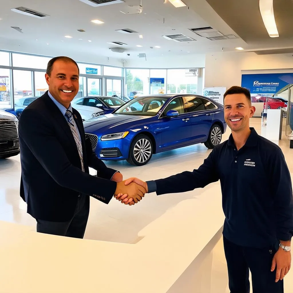 Car Dealership Showroom Interior