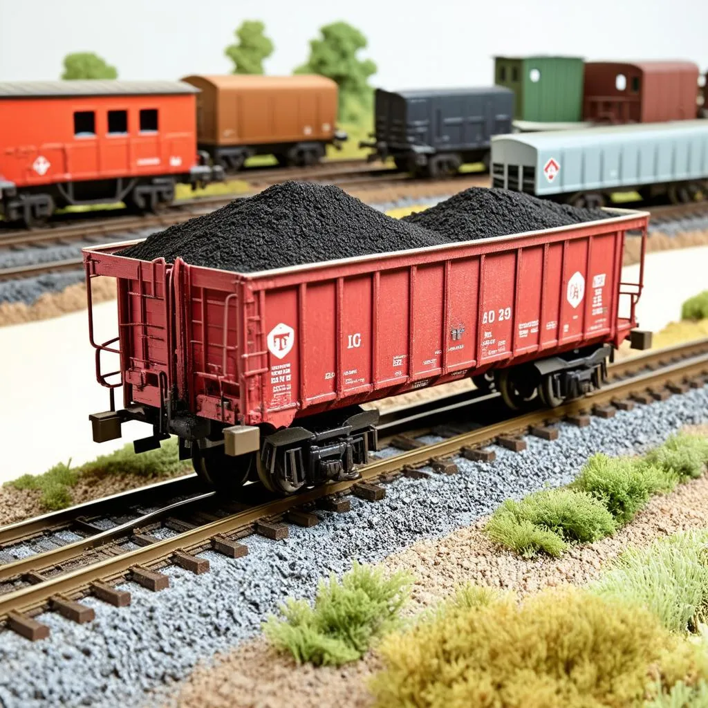 Model train hopper car