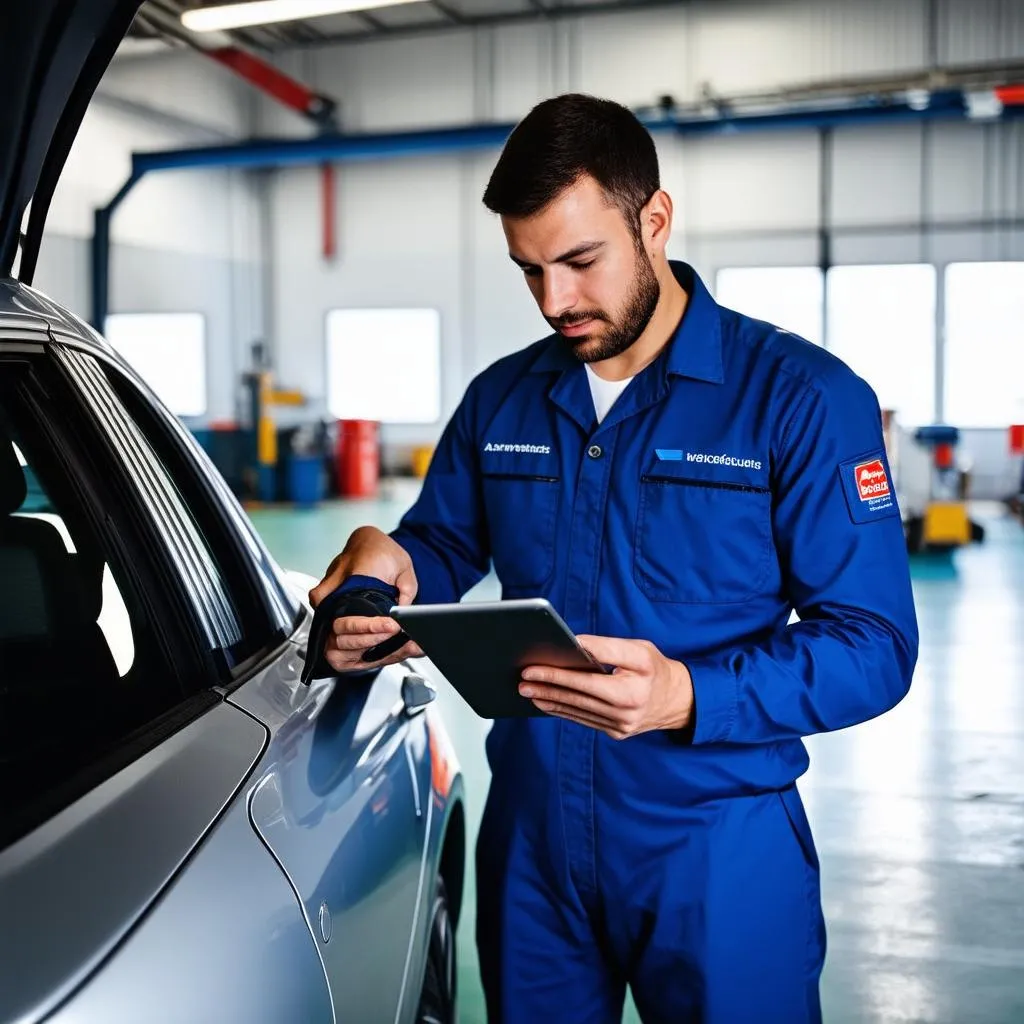 Pre-purchase car inspection