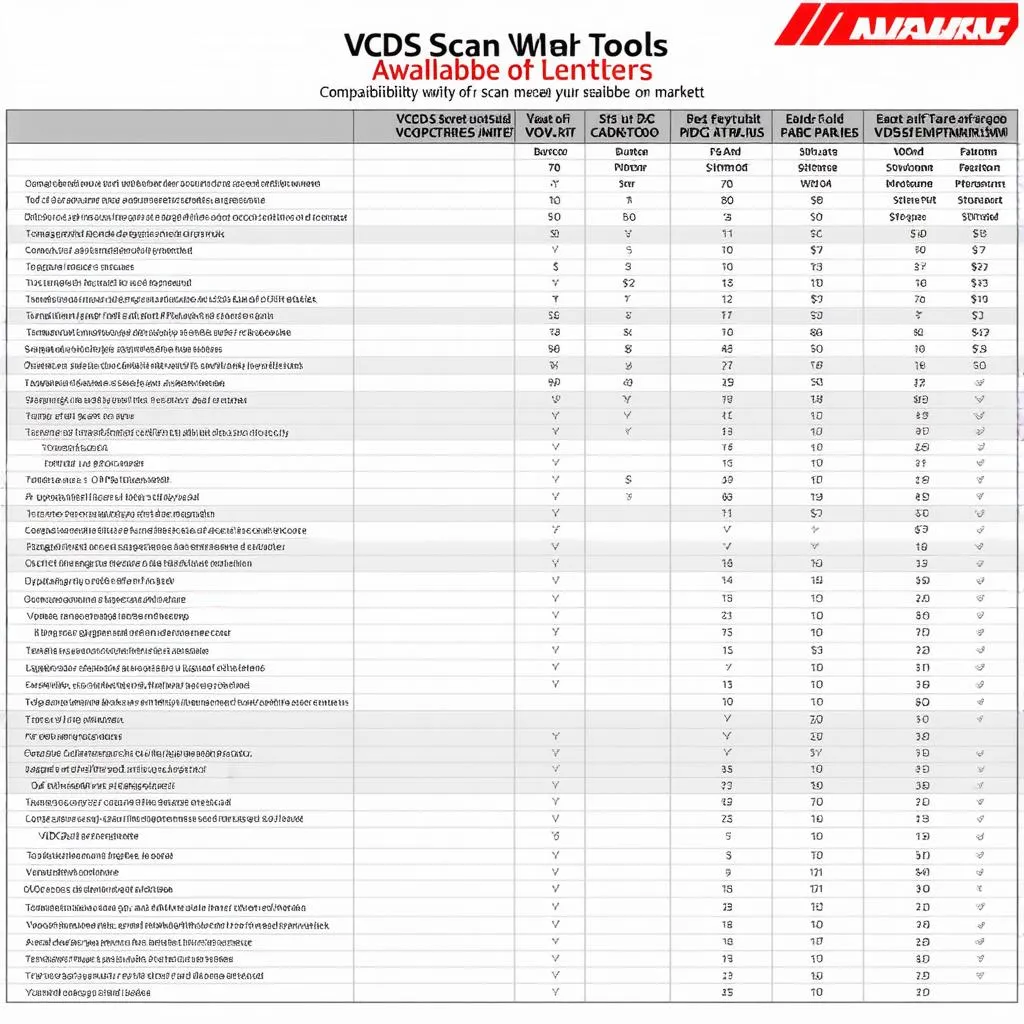 VCDS Scan Tool Comparison