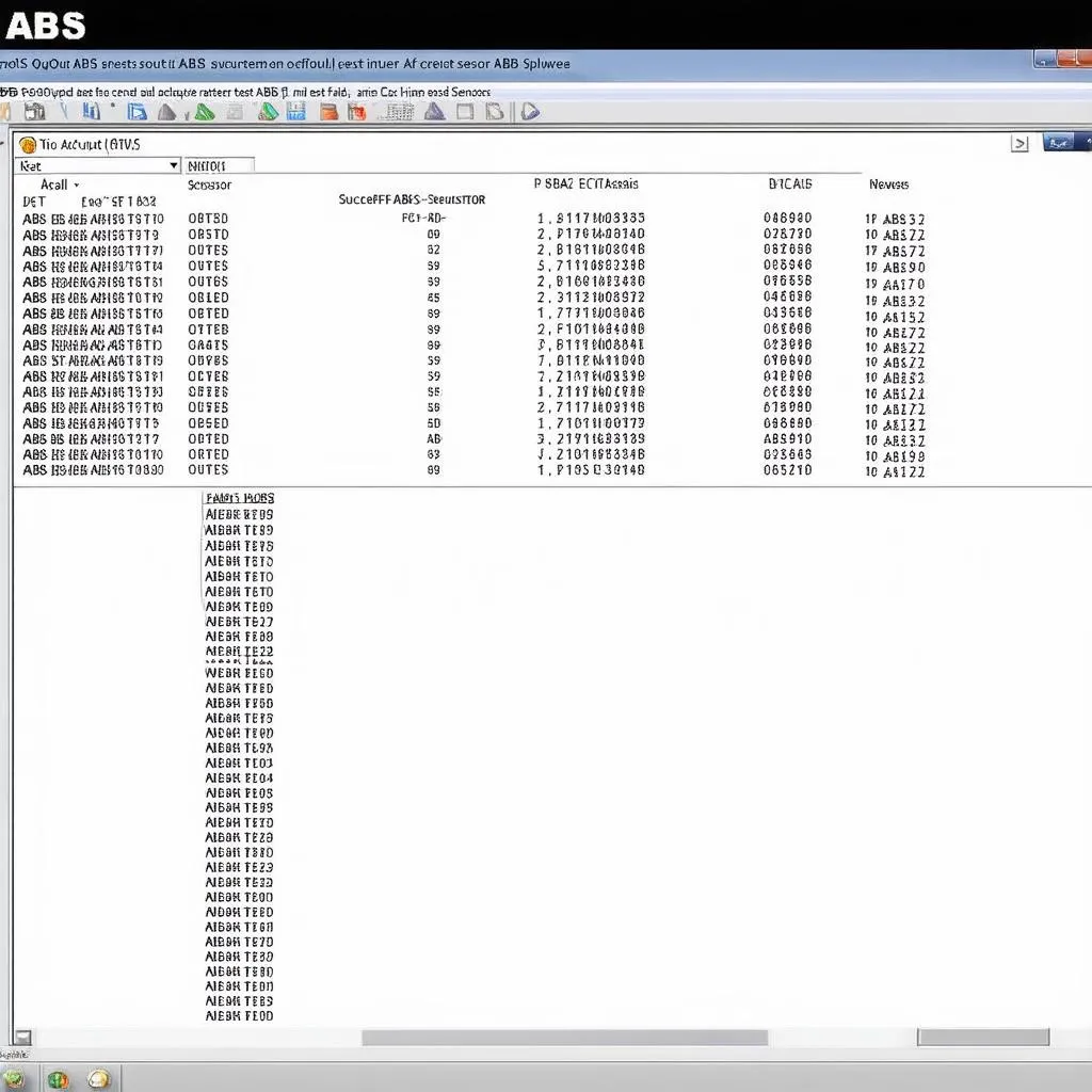 VCDS ABS Output Test Results