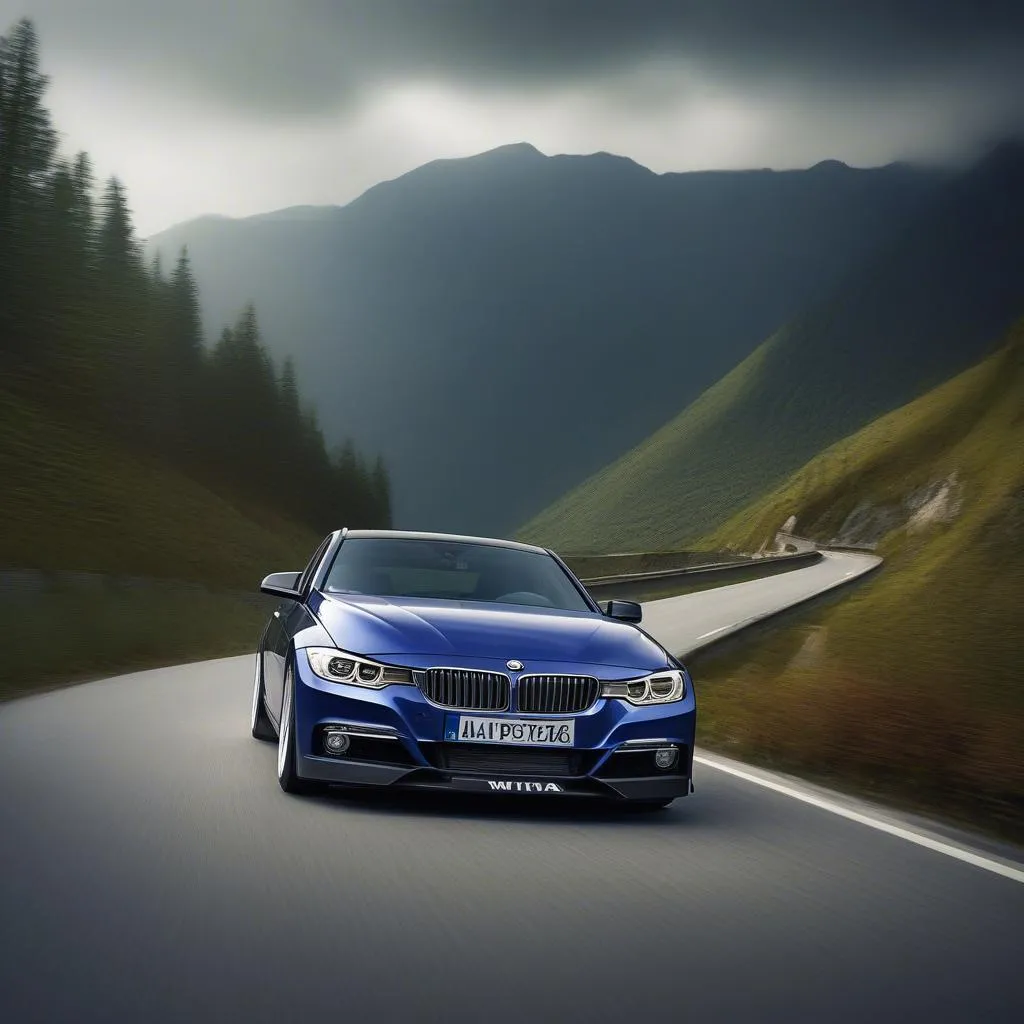 BMW Alpina B3 Biturbo Driving