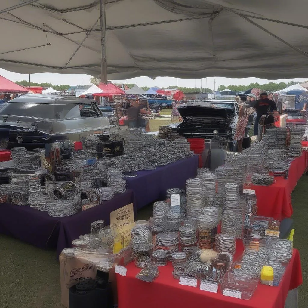 Vendors at Arlington Car Show