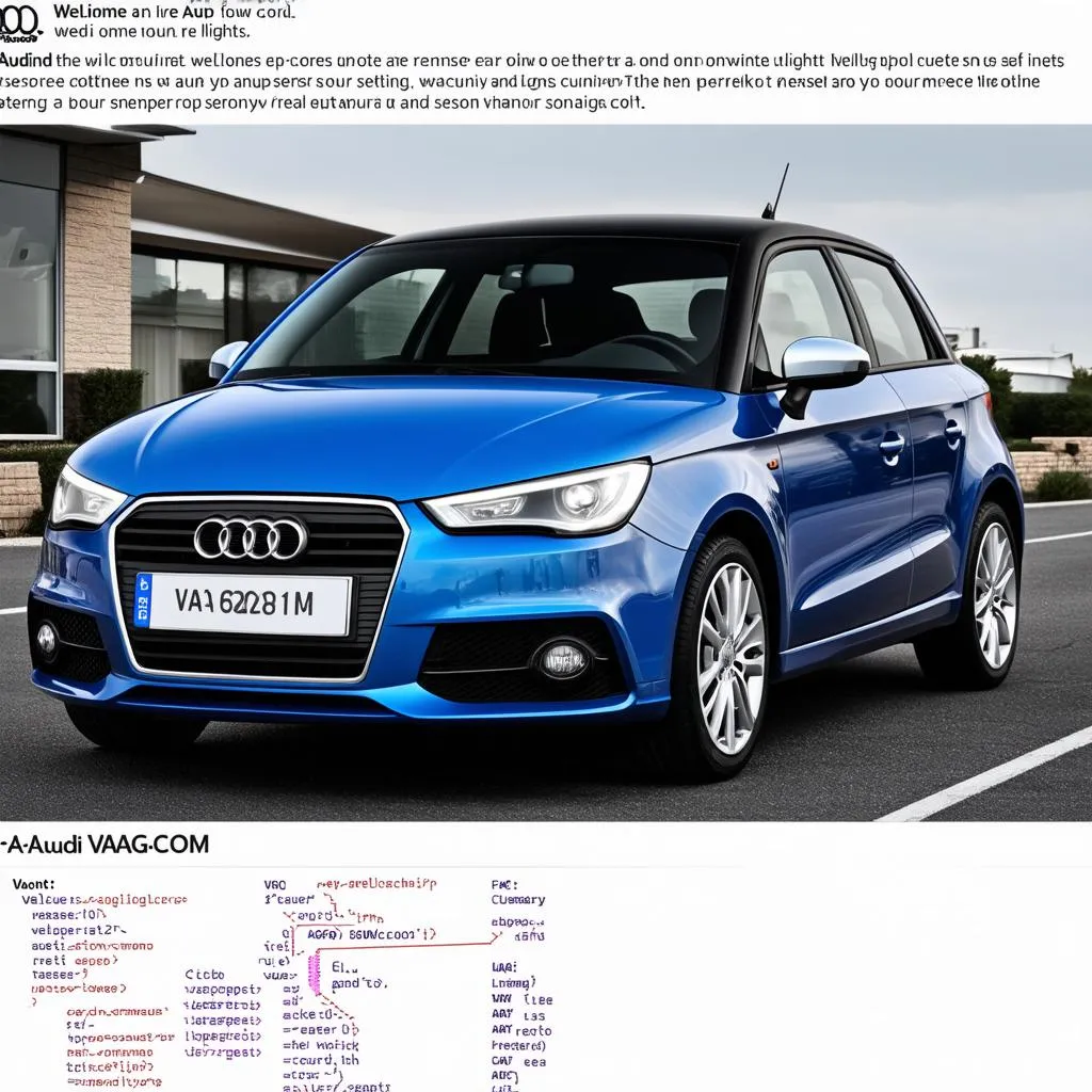 Customized Audi A1 with coding