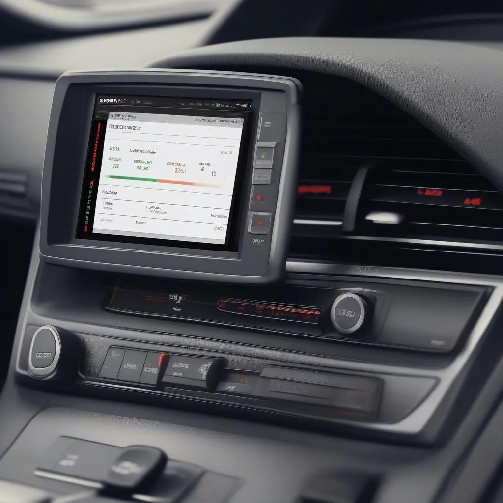 Audi Scan Tool on Dashboard