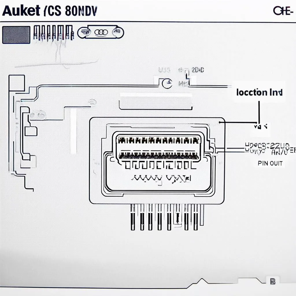 Audi VCDS Socket Pinout Diagram