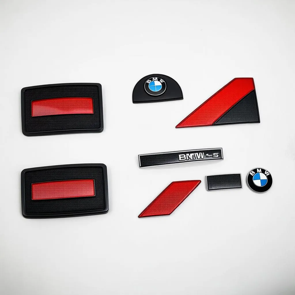 BMW-Black-and-Red-Emblem-Accessories