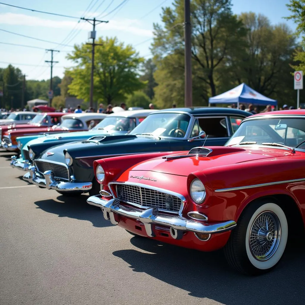 Classic Cars at Bloomfield NJ Car Show