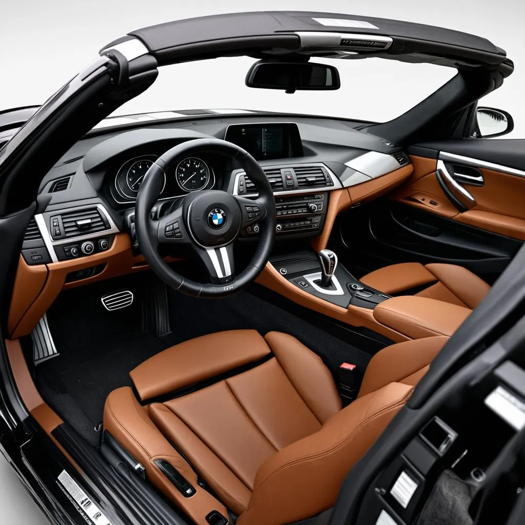 BMW 135i Convertible Interior