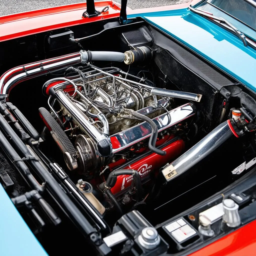 BMW 2002 Engine Bay