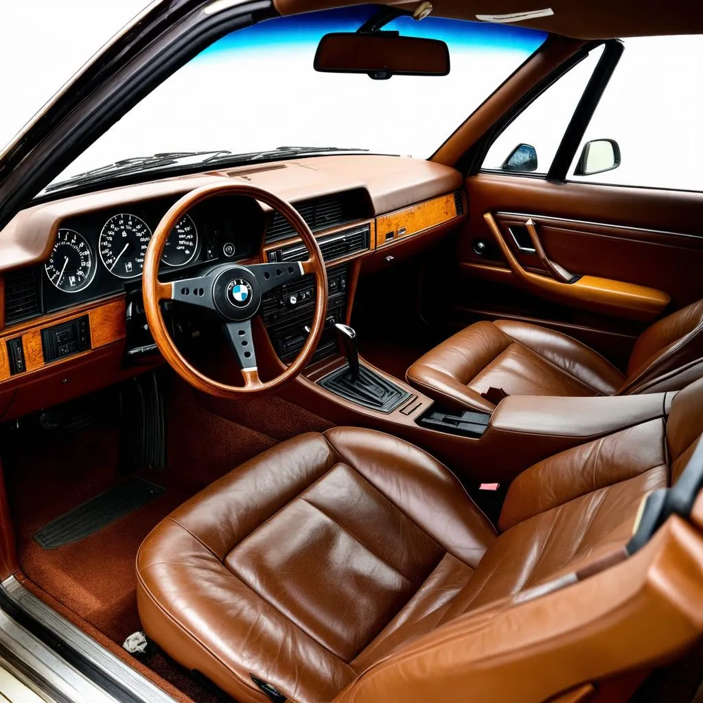 1978 BMW 320i interior