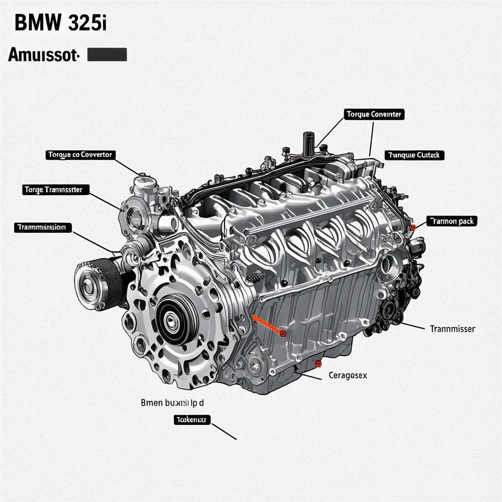 BMW 325i transmission diagram