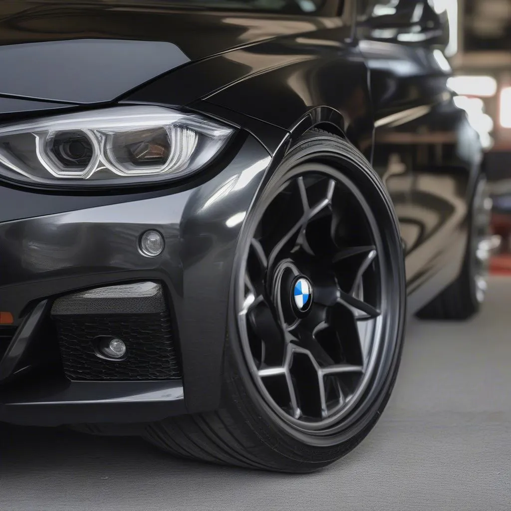 BMW 328i Custom Wheels and Tires