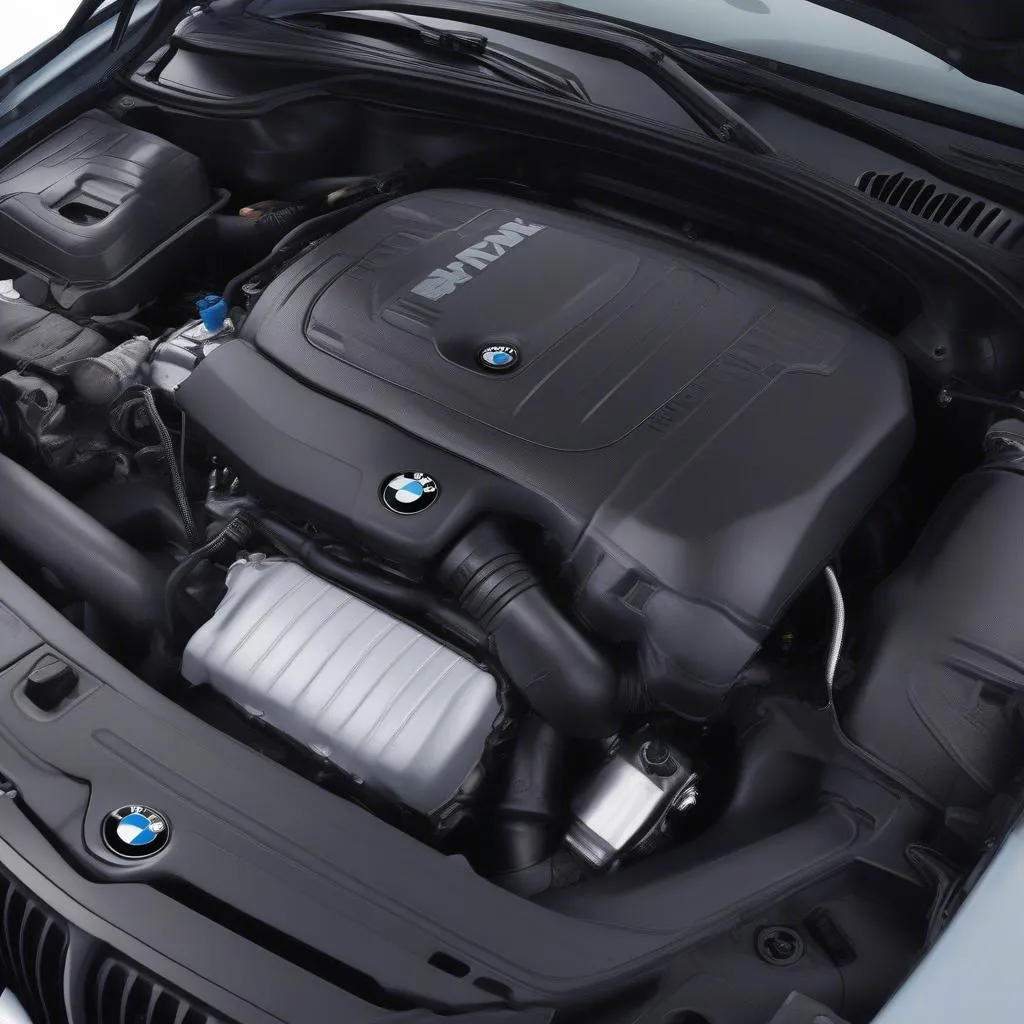 2011 BMW 328i Engine Compartment