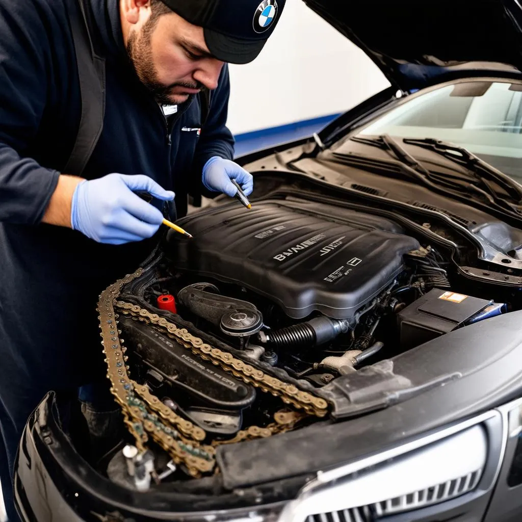 BMW 328i engine maintenance