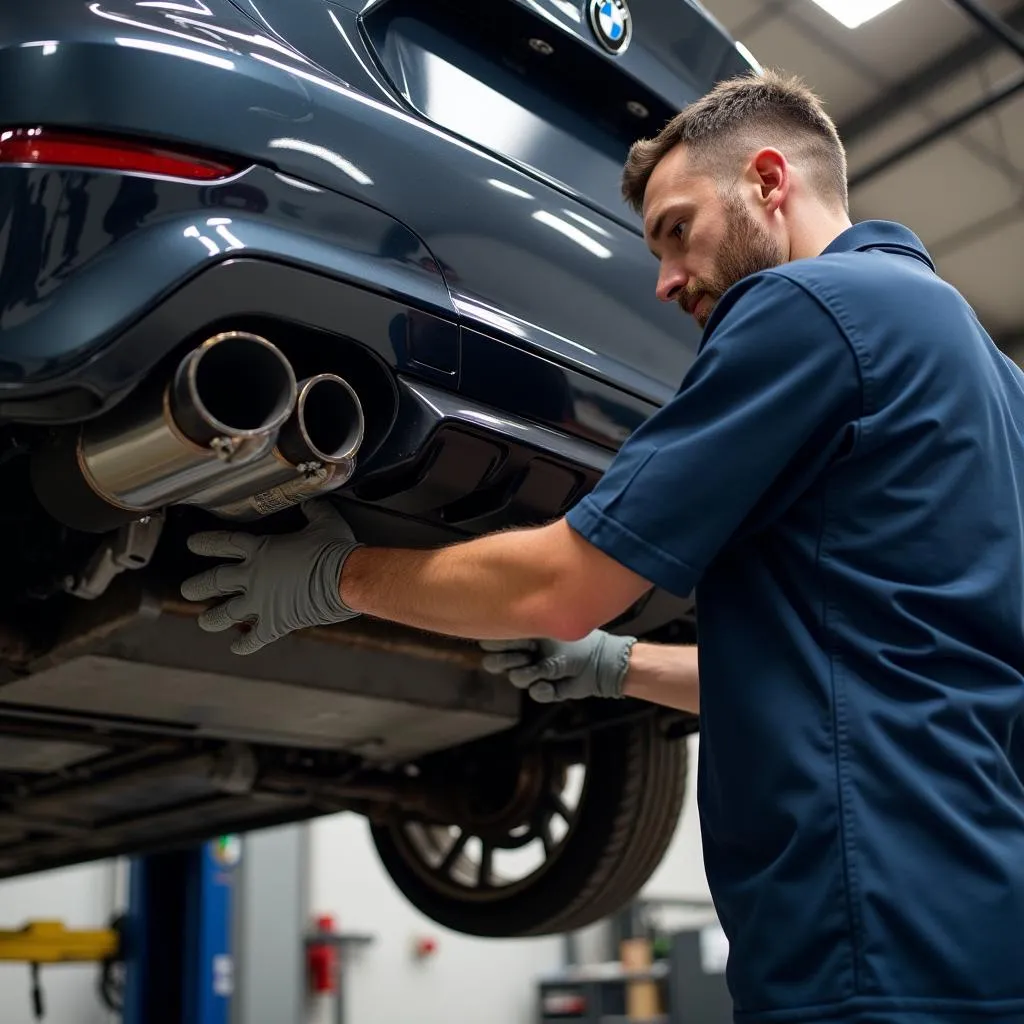 BMW 330i Downpipe Installation