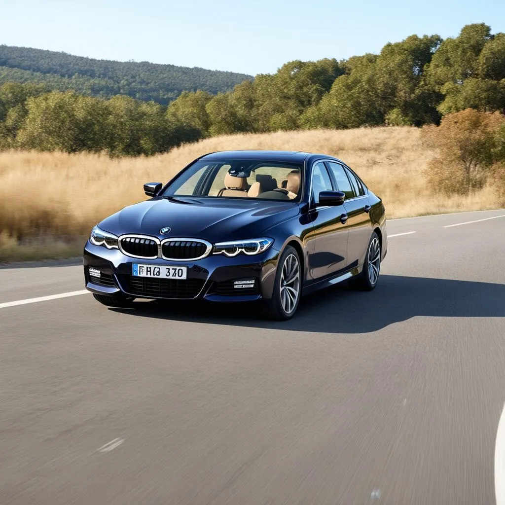 BMW 330i Driving