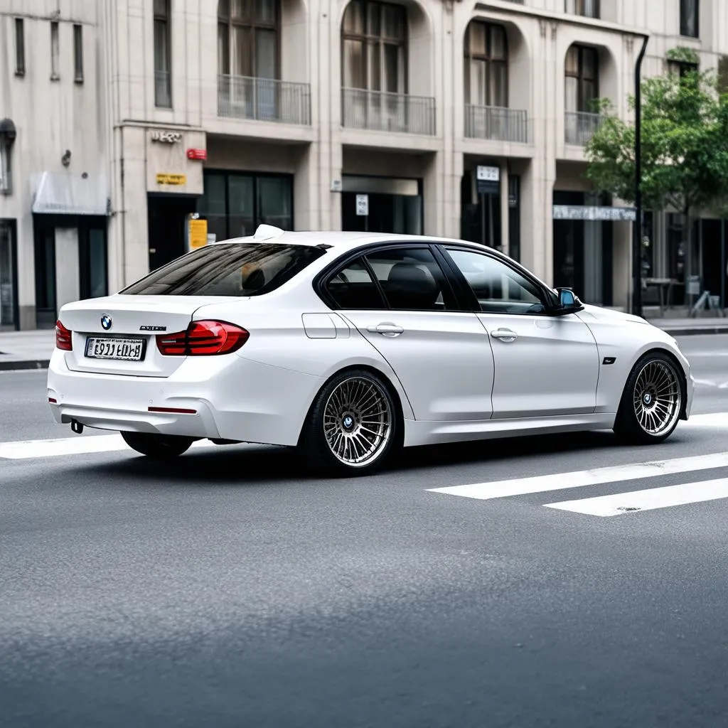 BMW 330i with Multi-Spoke Rims