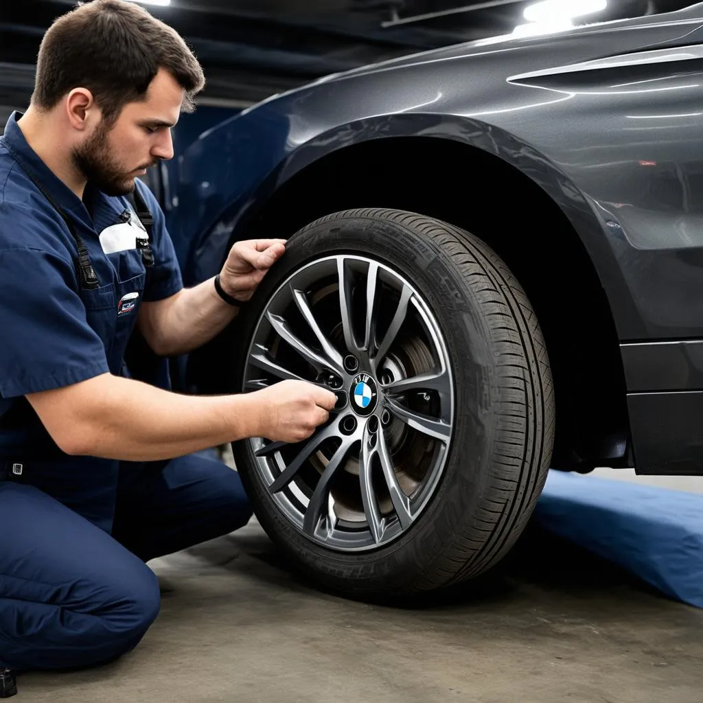 BMW 330i Tire Replacement