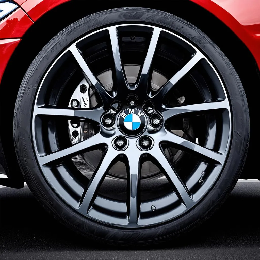 BMW 335i aftermarket wheels