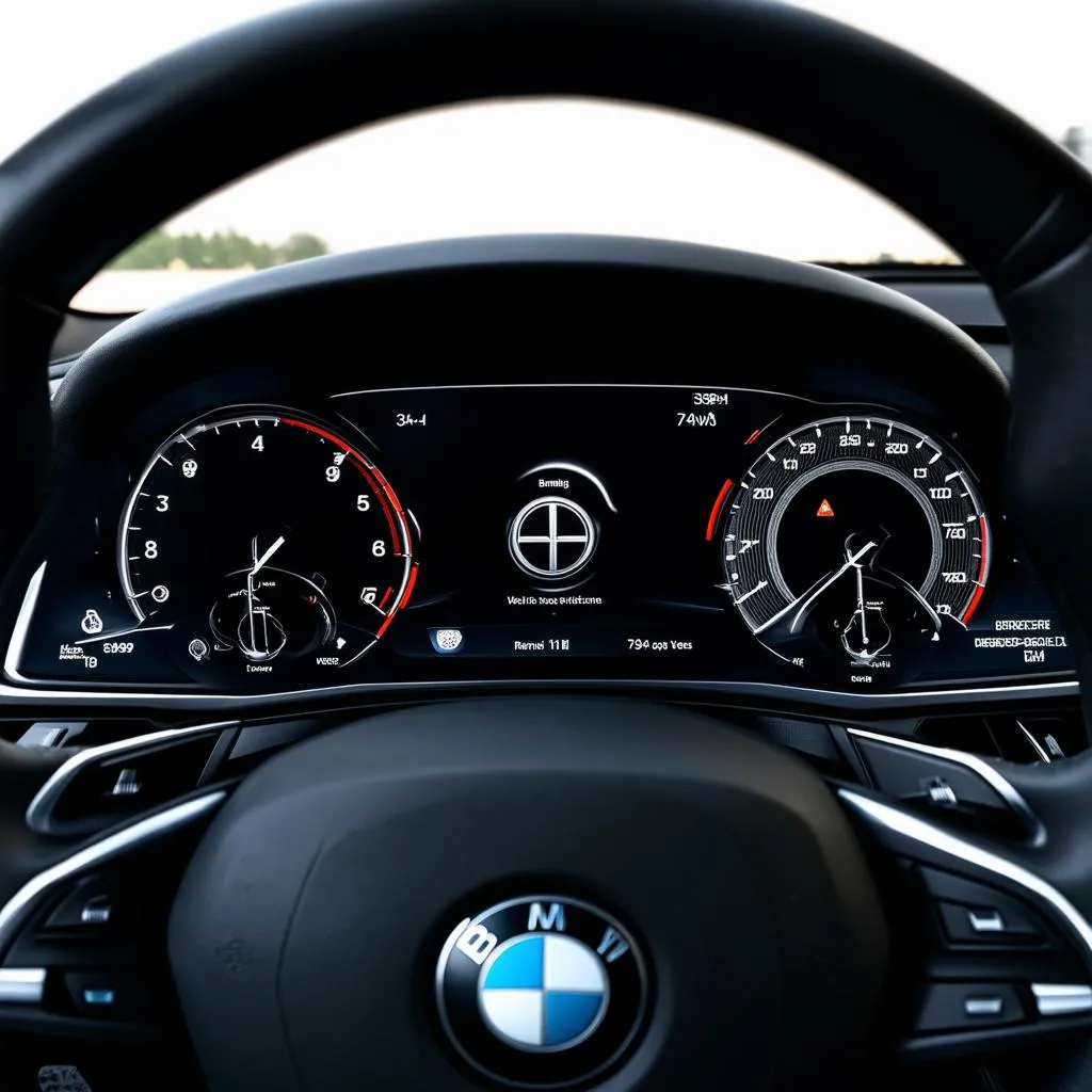 Dashboard of a 2019 BMW 340i