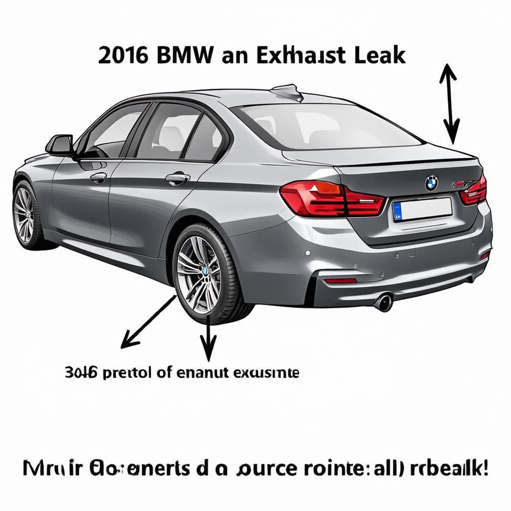 BMW 340i Exhaust Leak