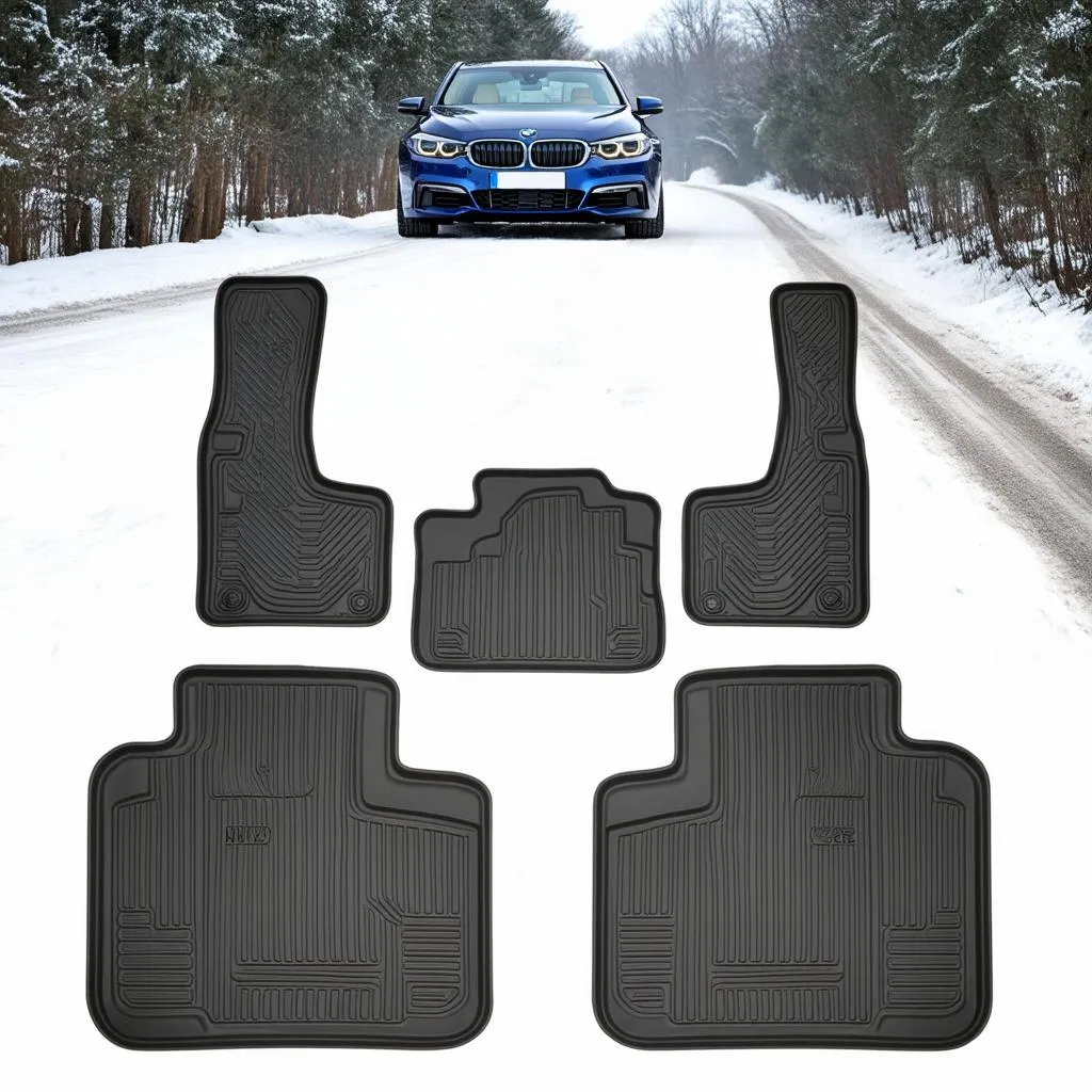 All-Weather Car Mats for BMW 5 Series