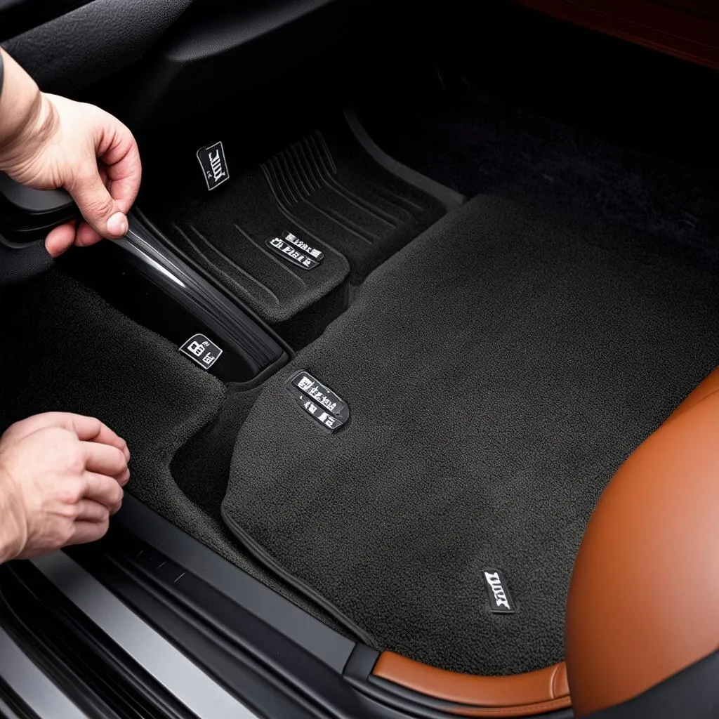 Easy Installation of BMW 5 Series Car Mats