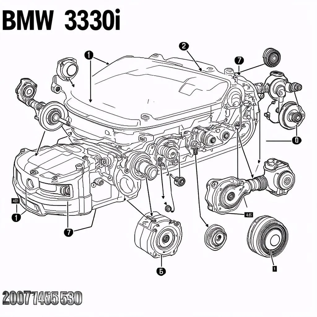 2007 bmw 530i transmission diagram