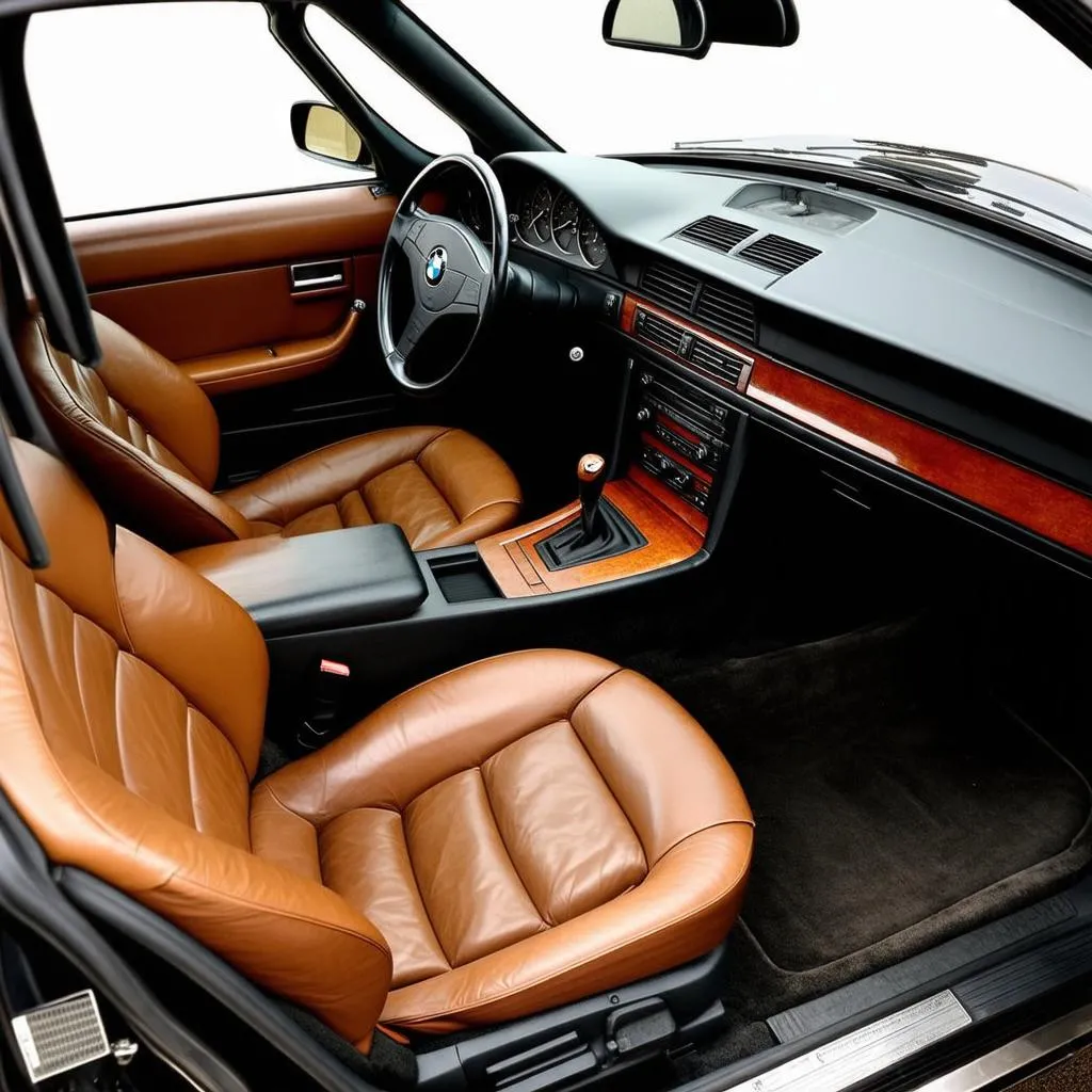 1988 BMW 535i Interior