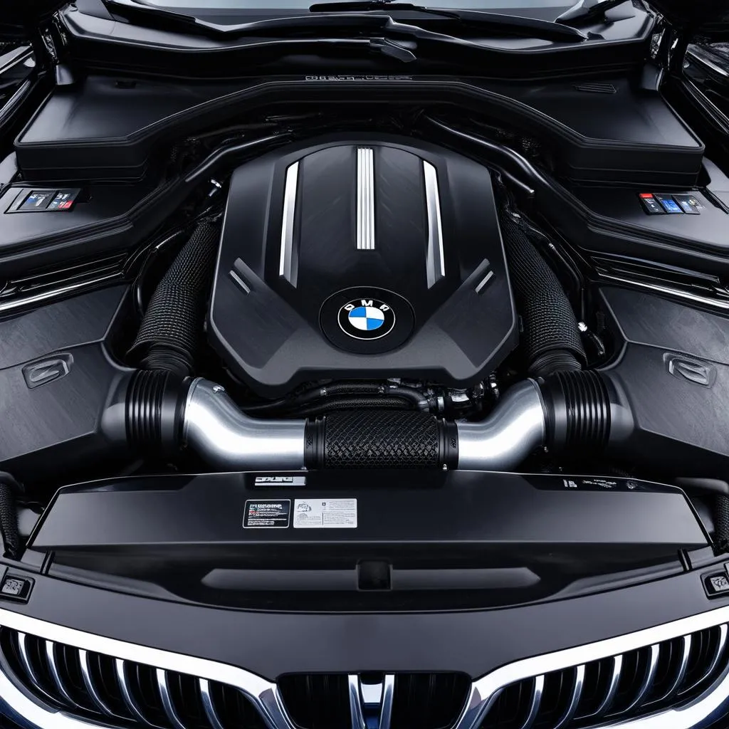 2019 BMW 540i engine