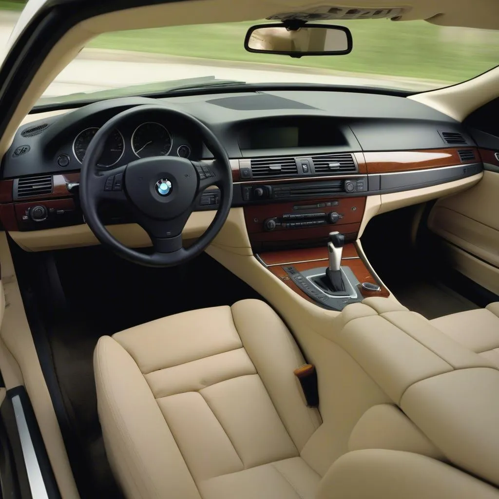 2008 BMW 550i Interior