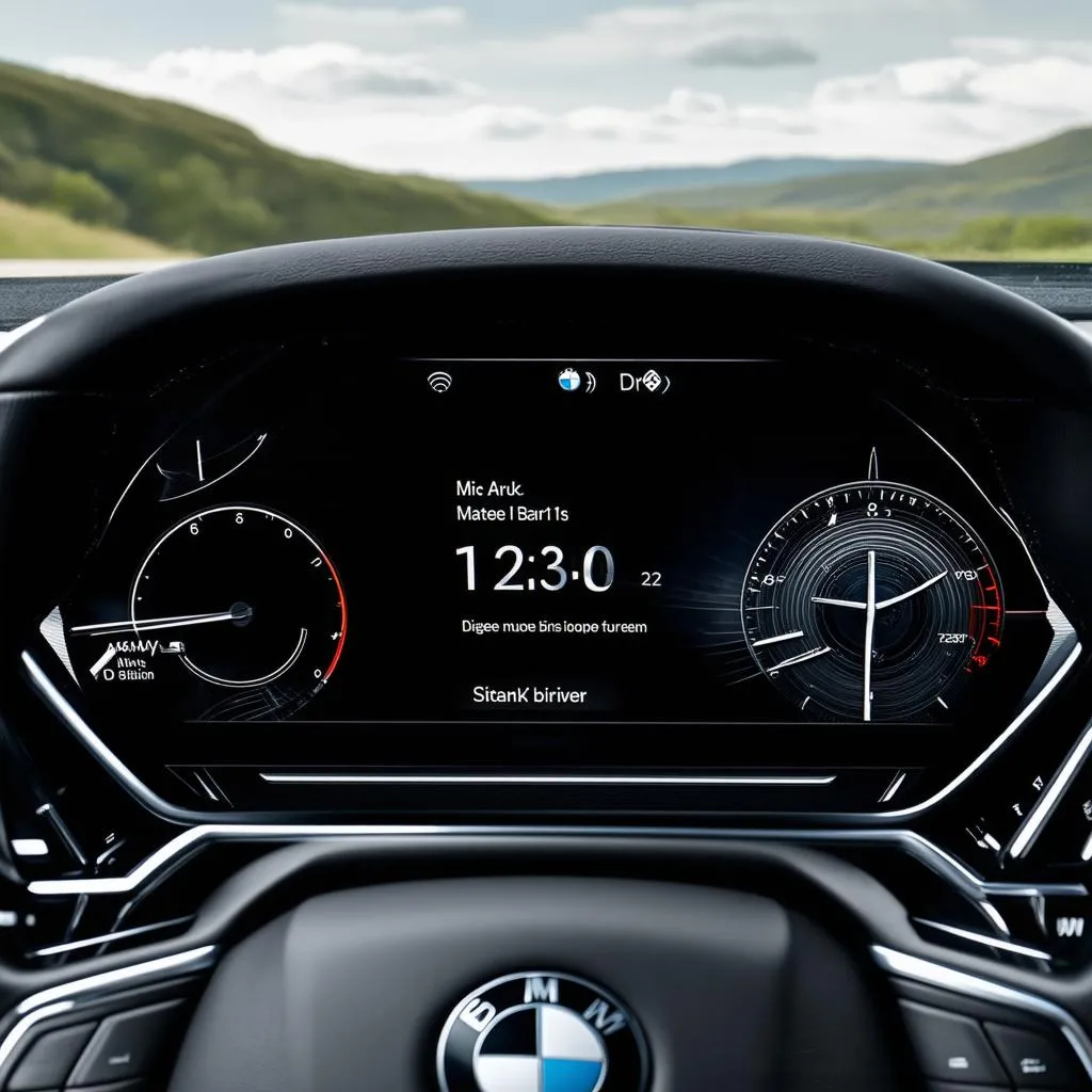 BMW 7 Series Interior: Digital Display