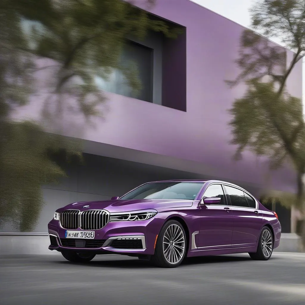 BMW 7 Series Velvet Orchid