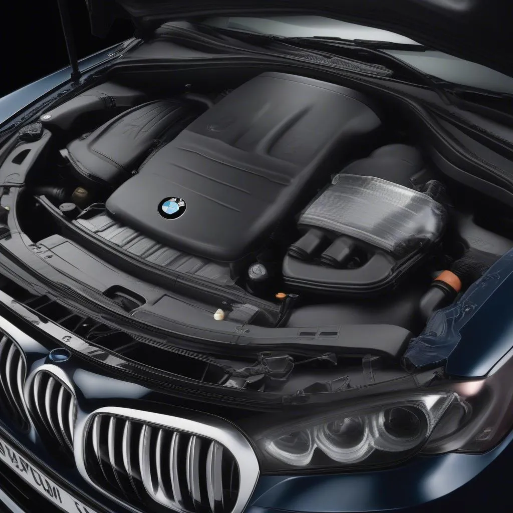 BMW 750Li Engine Bay