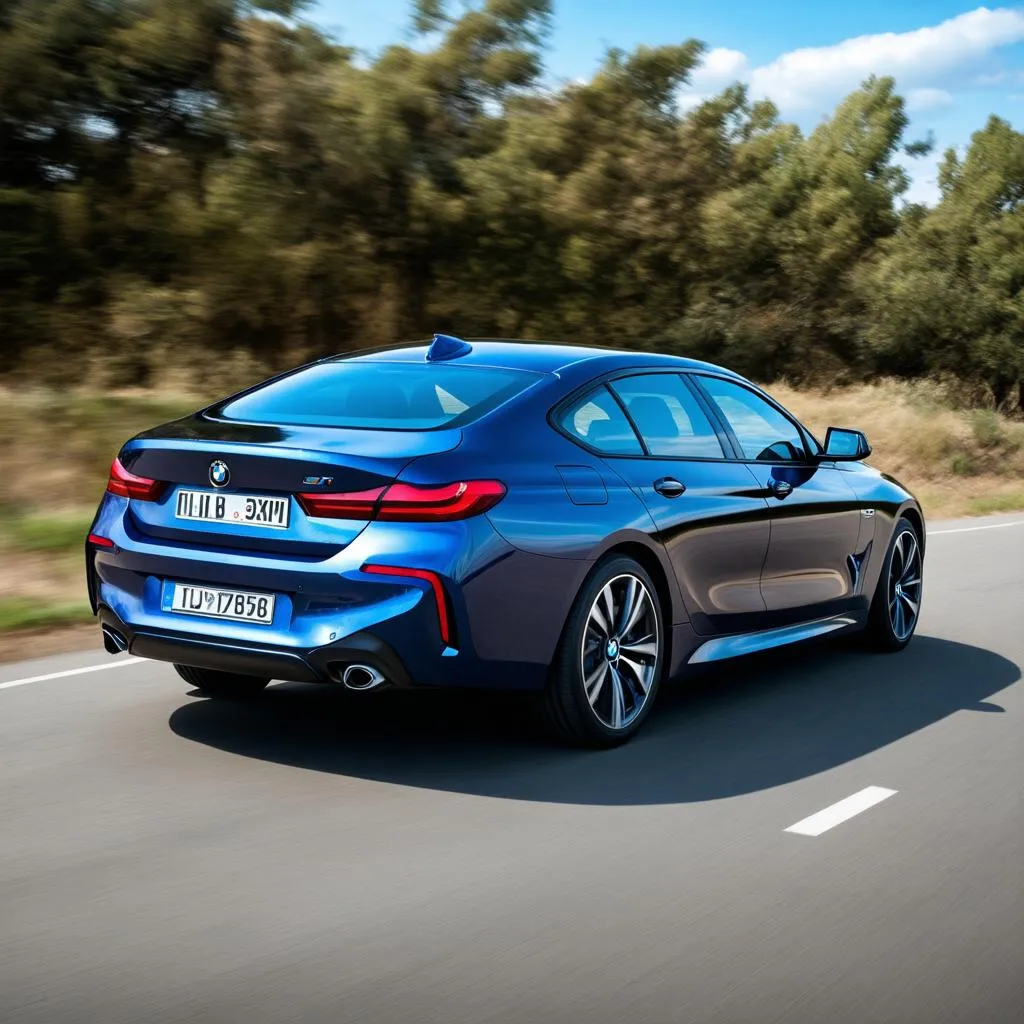 BMW 840i Gran Coupe driving