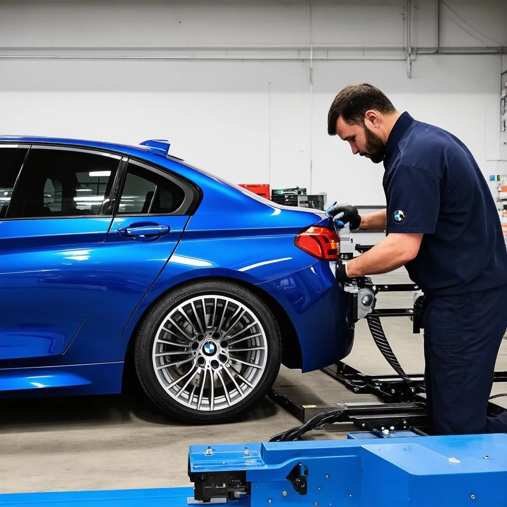 BMW Alignment Machine