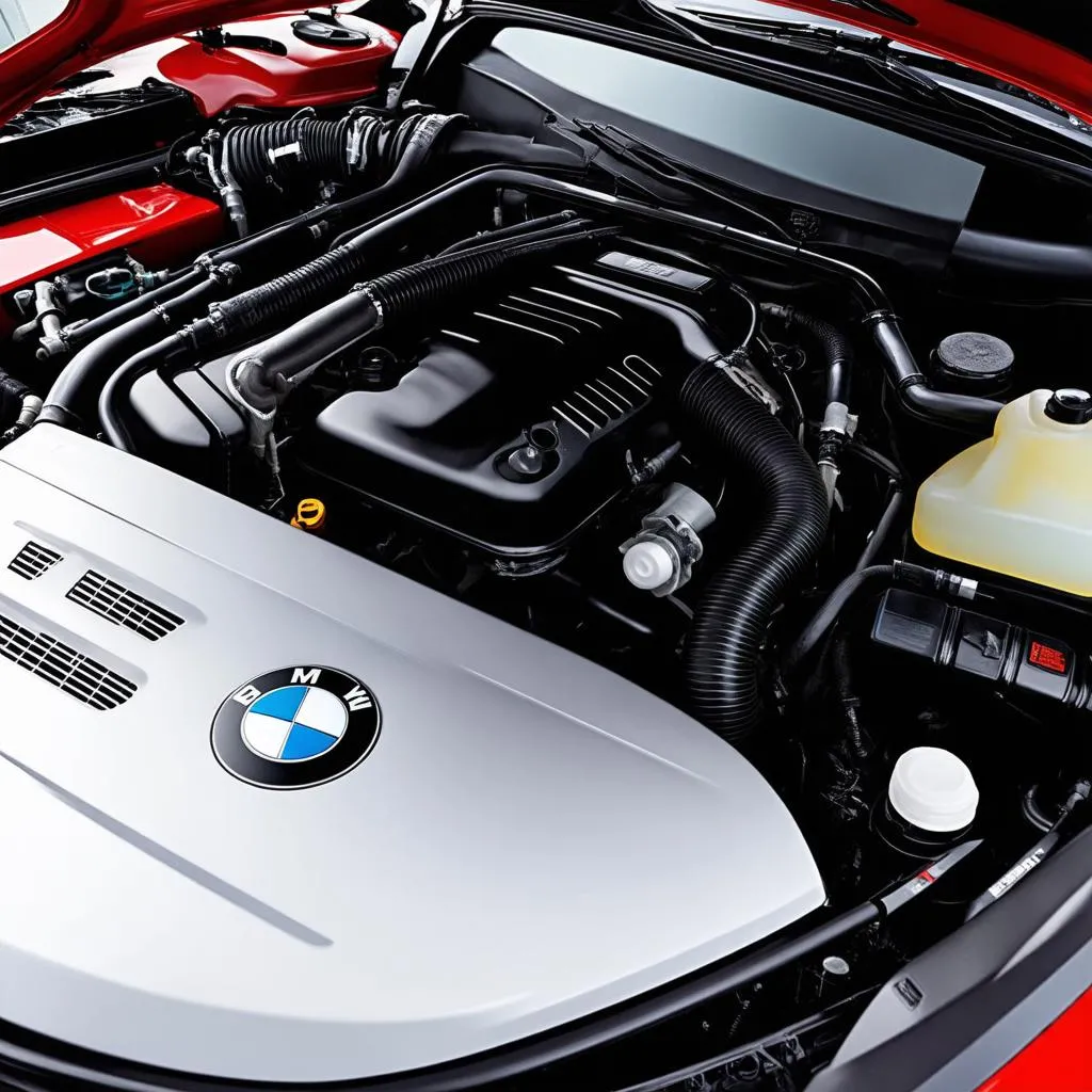 BMW Antifreeze Blue Engine