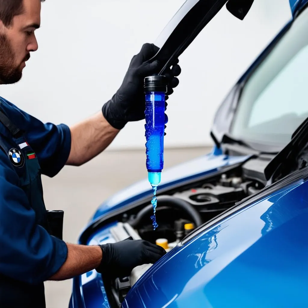 BMW Antifreeze Blue Mechanic