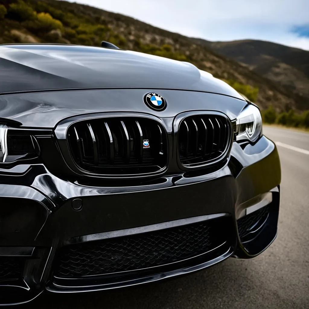 BMW CCA Grille Badge on a car